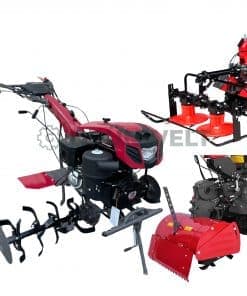 Motorhacke Weima WM1100FE-6 DIFF Deluxe SET mit Bodenfräse und Kreiselmäher (ohne Getriebe- und Motoröl)