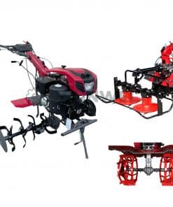 Motorhacke Weima WM1100FE-6 DIFF Deluxe SET mit Kreiselmäher und Eisenrädern (ohne Getriebe- und Motoröl)